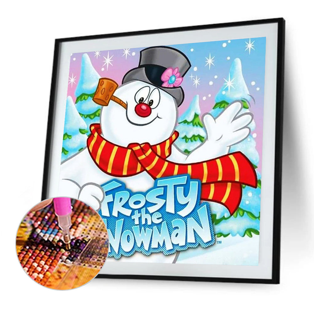 Snowman - Full AB Round Drill Diamond Painting 40*40CM