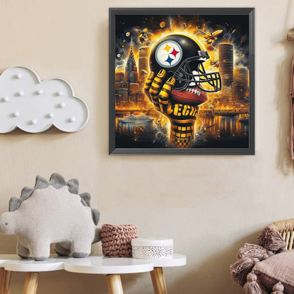 Pittsburgh Steelers - Full Round Drill Diamond Painting 40*40CM