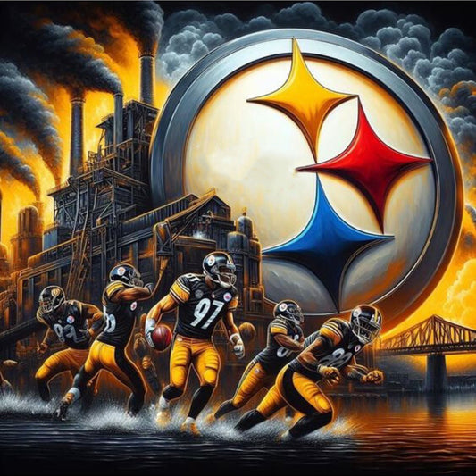 Pittsburgh Steelers - Full Round Drill Diamond Painting 40*40CM