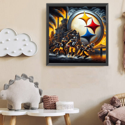 Pittsburgh Steelers - Full Round Drill Diamond Painting 40*40CM