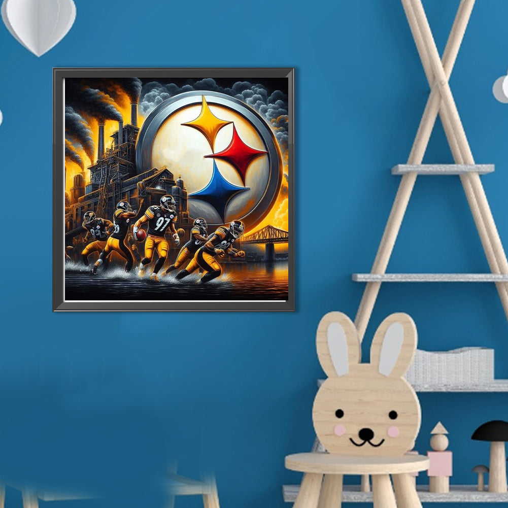 Pittsburgh Steelers - Full Round Drill Diamond Painting 40*40CM