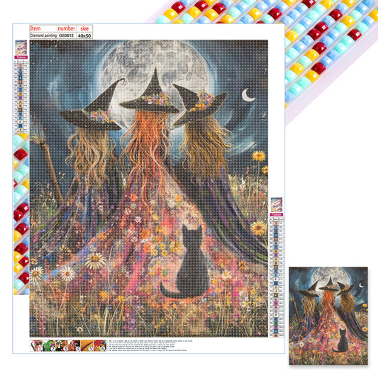 Witch - Full Square Drill Diamond Painting 40*50CM