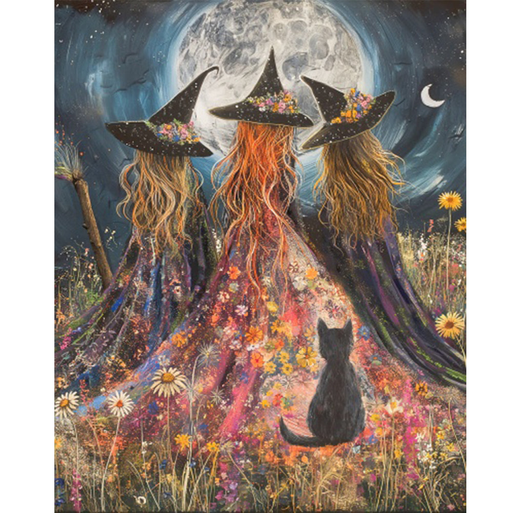 Witch - Full Square Drill Diamond Painting 40*50CM