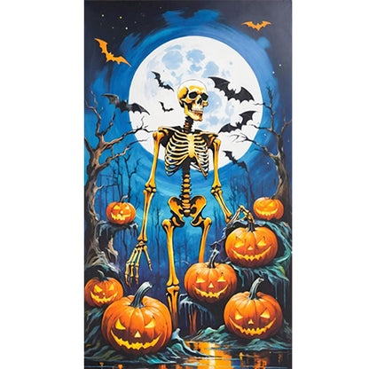 Halloween Skeleton - Full Square Drill Diamond Painting 40*70CM