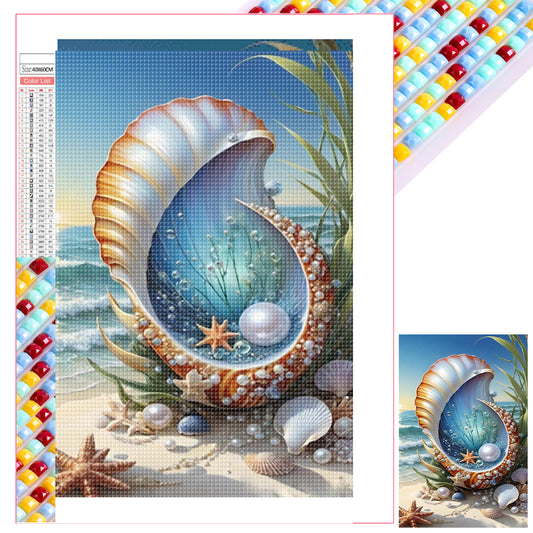 Dreamy Sea Shells - Full Square Drill Diamond Painting 40*60CM