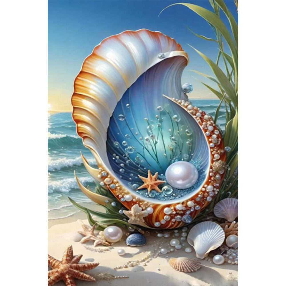 Dreamy Sea Shells - Full Square Drill Diamond Painting 40*60CM