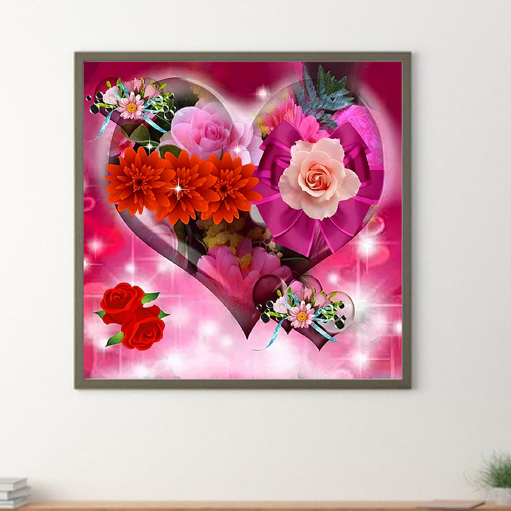 Love Rose - Full Round Drill Diamond Painting 40*40CM