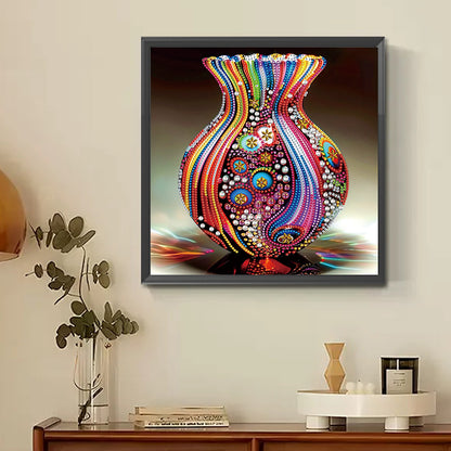 Artistic Vase - Partial Special-Shaped Drill Diamond Painting 30*30CM