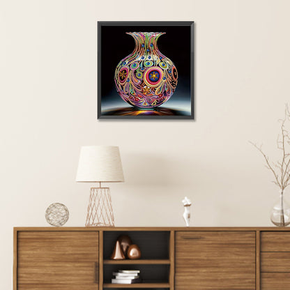 Artistic Vase - Partial Special-Shaped Drill Diamond Painting 30*30CM