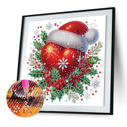 Christmas Love - Partial Special-Shaped Drill Diamond Painting 30*30CM