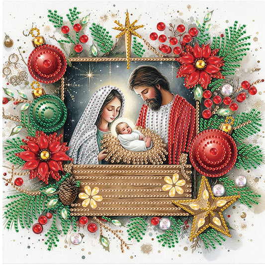 Our Lady Of Nativity - Partial Special-Shaped Drill Diamond Painting 30*30CM