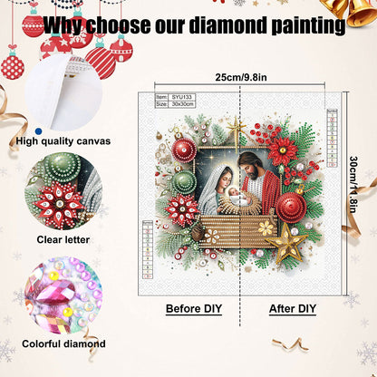Our Lady Of Nativity - Partial Special-Shaped Drill Diamond Painting 30*30CM