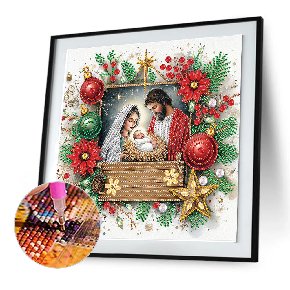Our Lady Of Nativity - Partial Special-Shaped Drill Diamond Painting 30*30CM