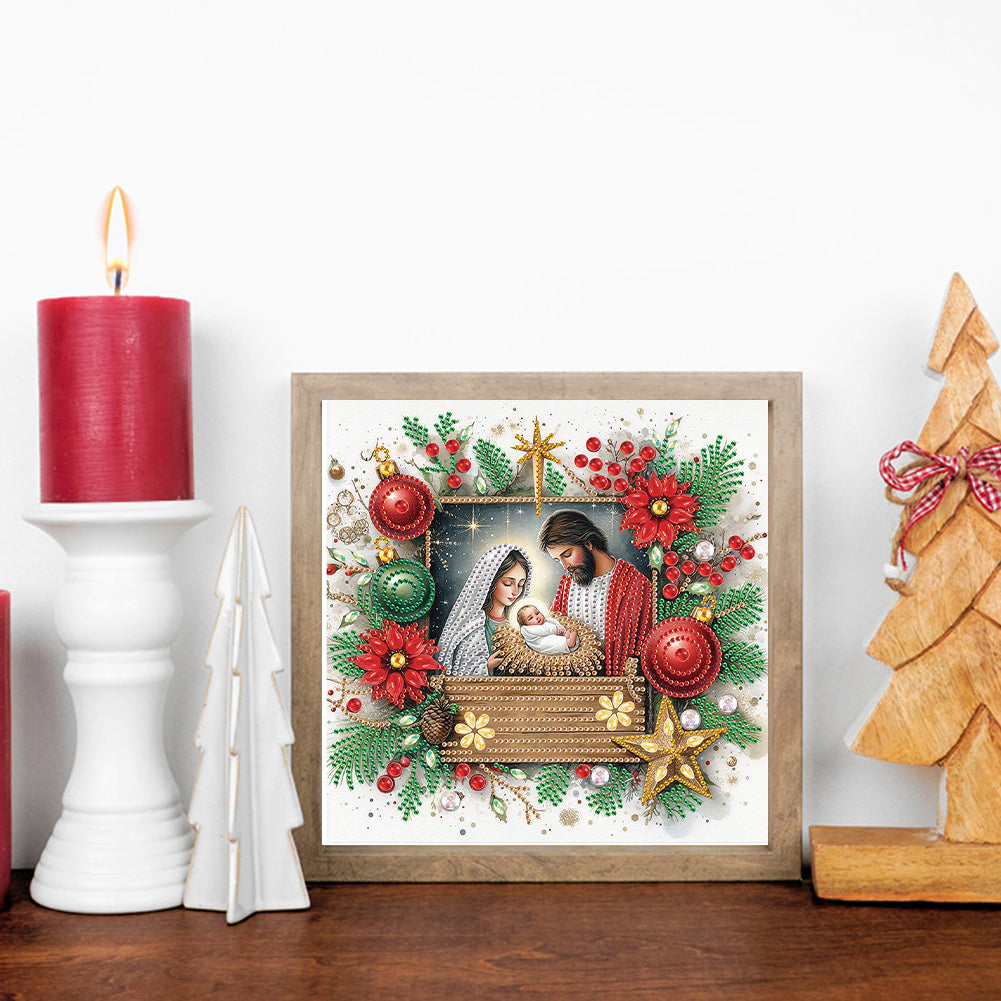 Our Lady Of Nativity - Partial Special-Shaped Drill Diamond Painting 30*30CM