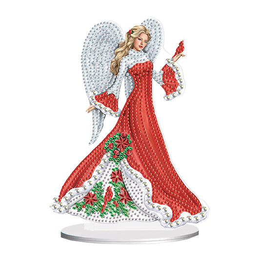 Elegant Angel Lady 5D DIY Diamond Art Tabletop Decorations Bedroom Table Decor