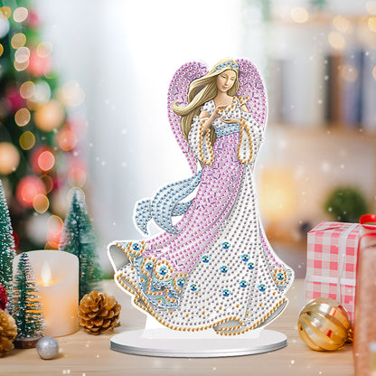 Elegant Angel Lady 5D DIY Diamond Art Tabletop Decorations Bedroom Table Decor