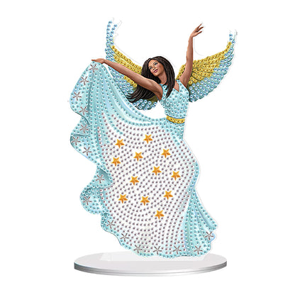 Elegant Angel Lady 5D DIY Diamond Art Tabletop Decorations Bedroom Table Decor