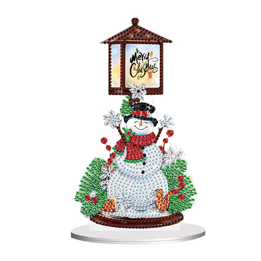 Christmas Snowman Diamond Painting Desktop Decors for Home Office Decor