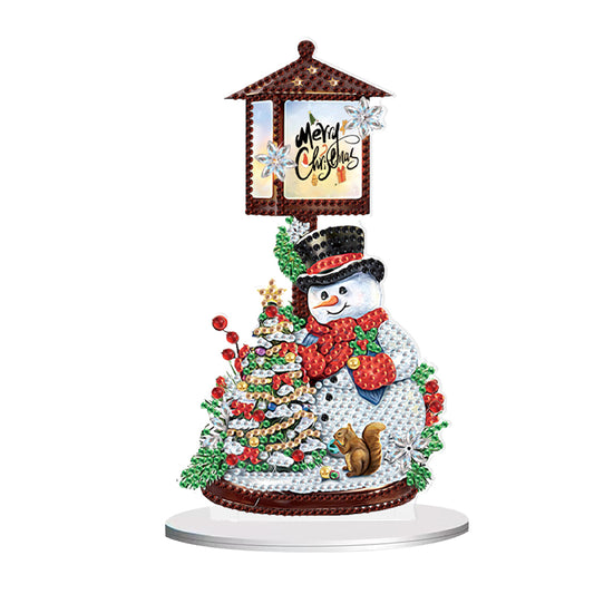 Christmas Snowman Diamond Painting Desktop Decors for Home Office Decor