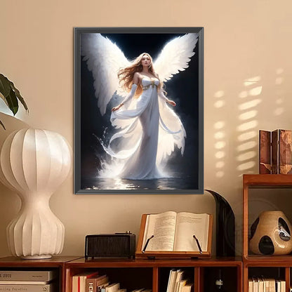 Winged Angel - Full Round Drill Diamond Painting 30*40CM