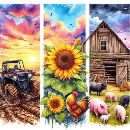 Farm - Full Round Drill Diamond Painting 40*40CM