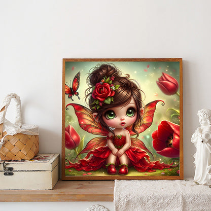 Elf Girl - Full Round Drill Diamond Painting 30*30CM