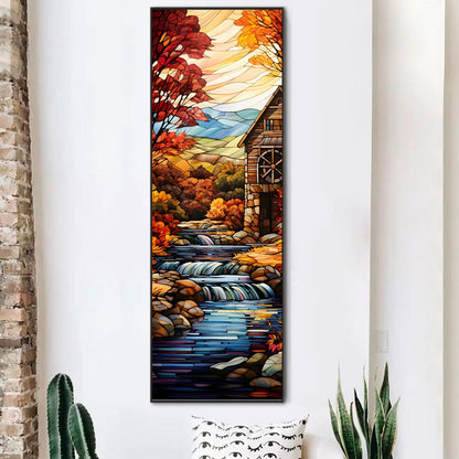 Autumn Scenery - Full AB Round Drill Diamond Painting 30*90CM