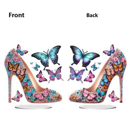 Acrylic Special Shape Elegant High Heels Desktop Diamond Painting Art Kits