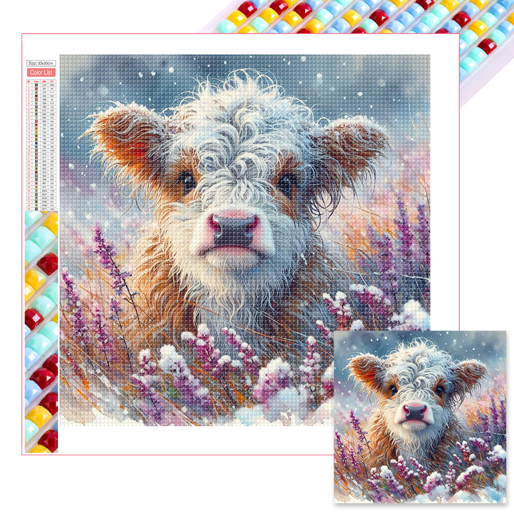 Small Animals In The Snow - Full Square Drill Diamond Painting 30*30CM