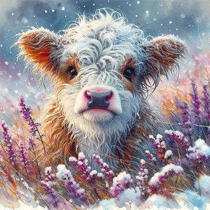 Small Animals In The Snow - Full Square Drill Diamond Painting 30*30CM