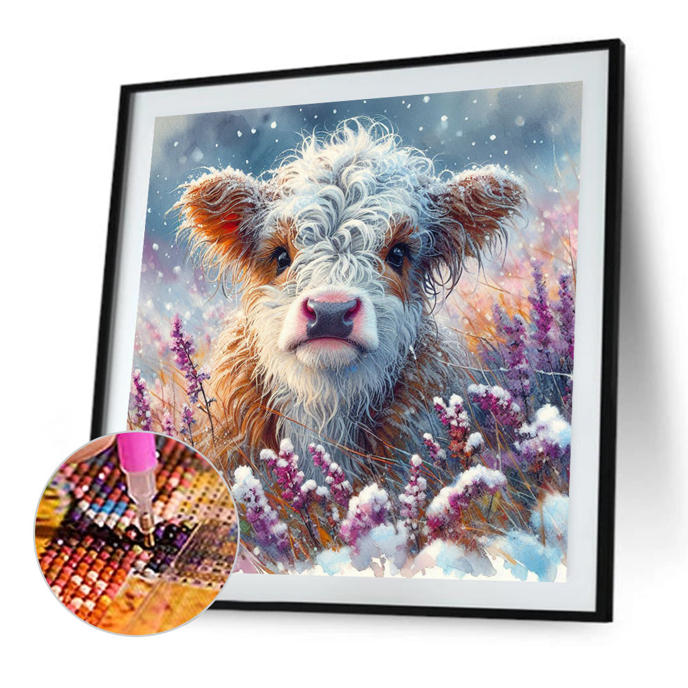 Small Animals In The Snow - Full Square Drill Diamond Painting 30*30CM