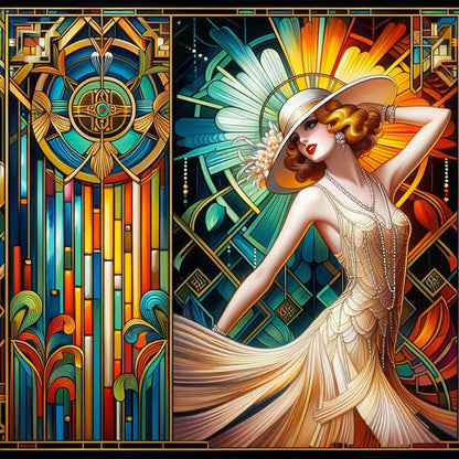 Modern Girl - Full Square Drill Diamond Painting 40*40CM