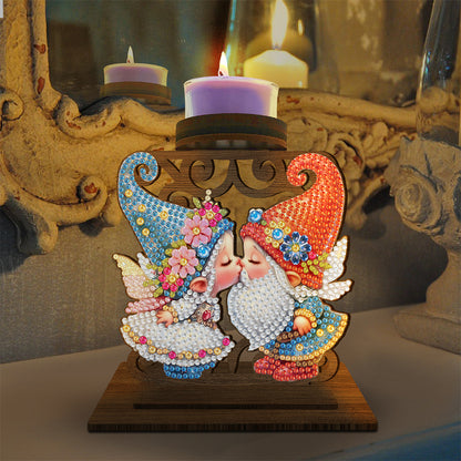 Goblin Diamond Painting Desktop Candle Holder Gifts for Family Friends