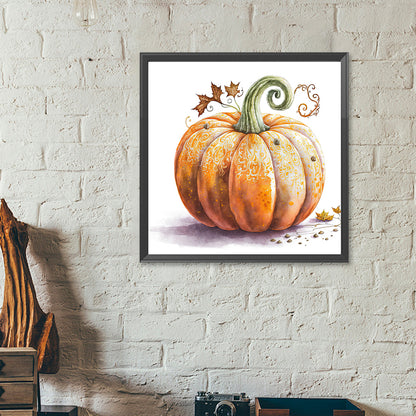 Dead Leaf Pumpkin - Full Round Drill Diamond Painting 40*40CM