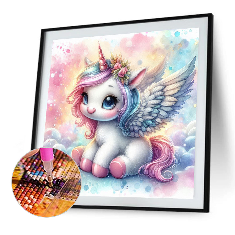 Unicorn - Full Square Drill Diamond Painting 30*30CM