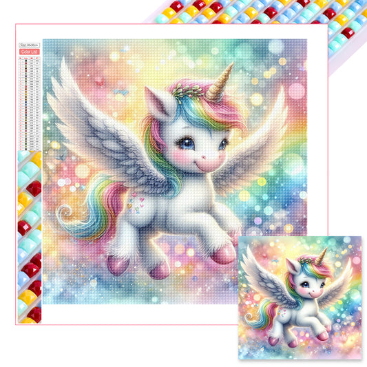 Unicorn - Full Square Drill Diamond Painting 30*30CM