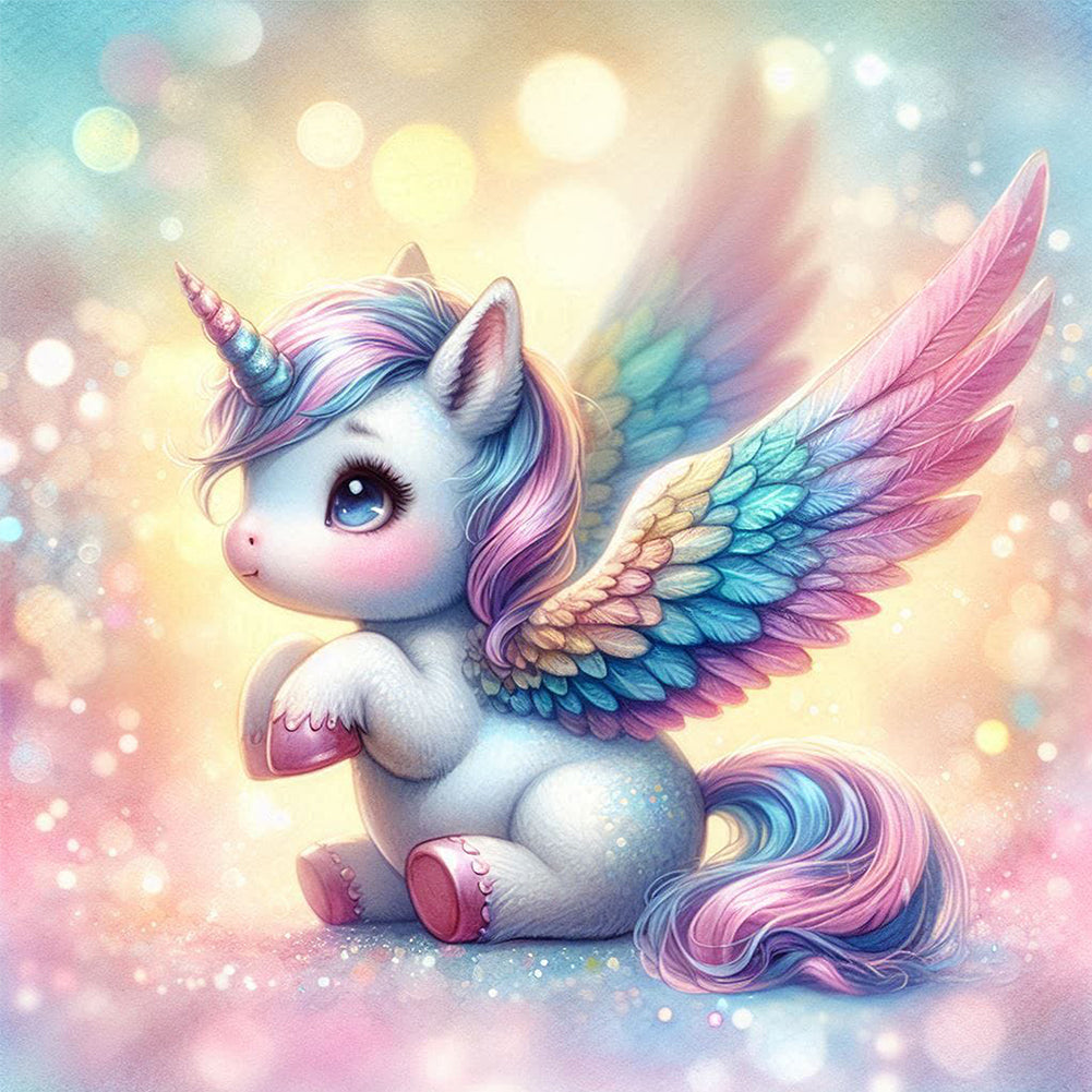 Unicorn - Full Square Drill Diamond Painting 30*30CM