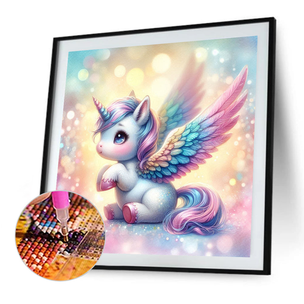 Unicorn - Full Square Drill Diamond Painting 30*30CM