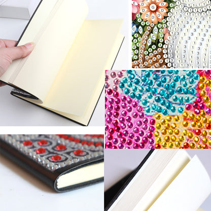 Special Shaped Flower Diamond Painting Journal Notebook for Students Adults