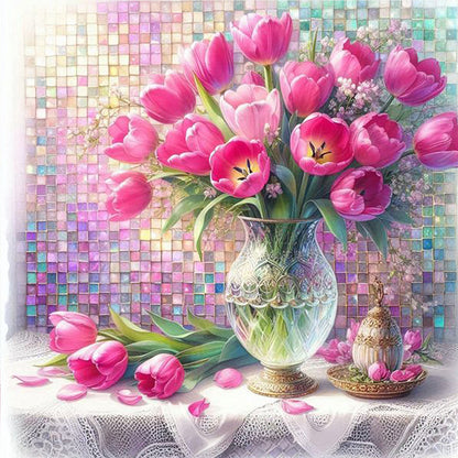 Tulip - Full Square Drill Diamond Painting 40*40CM