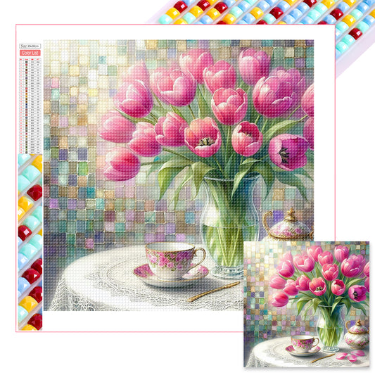 Tulip - Full Square Drill Diamond Painting 40*40CM