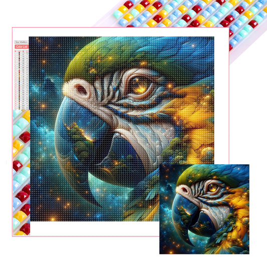 Fantasy Parrot - Full Square Drill Diamond Painting 40*40CM