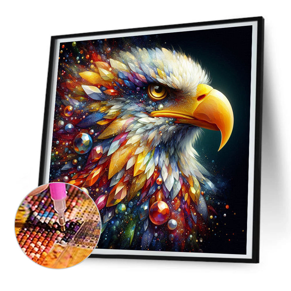 Jewel Eagle - Full Round Drill Diamond Painting 30*30CM