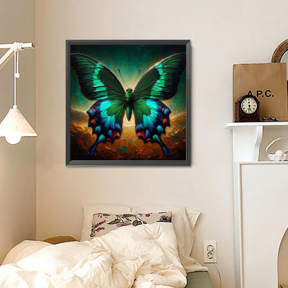 Butterfly - Full Round Drill Diamond Painting 30*30CM