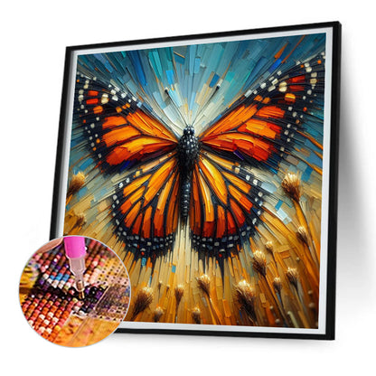 Butterfly - Full Round Drill Diamond Painting 30*30CM