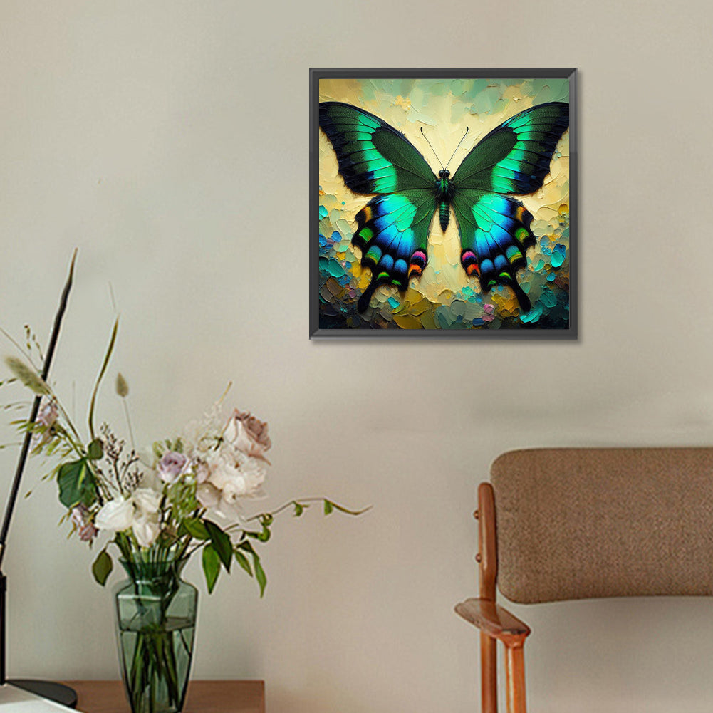 Butterfly - Full Round Drill Diamond Painting 30*30CM