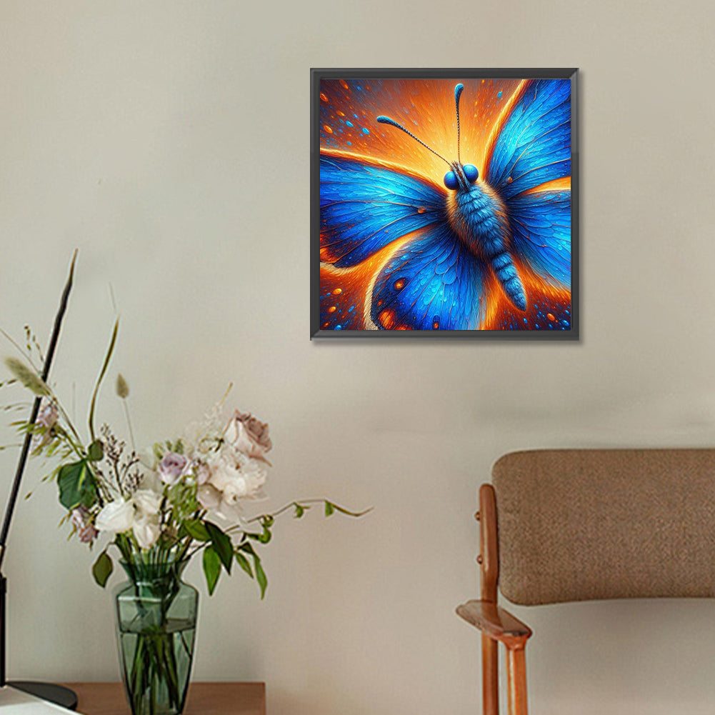 Butterfly - Full Round Drill Diamond Painting 30*30CM