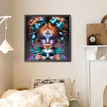 Clown Kid - Full Round Drill Diamond Painting 30*30CM