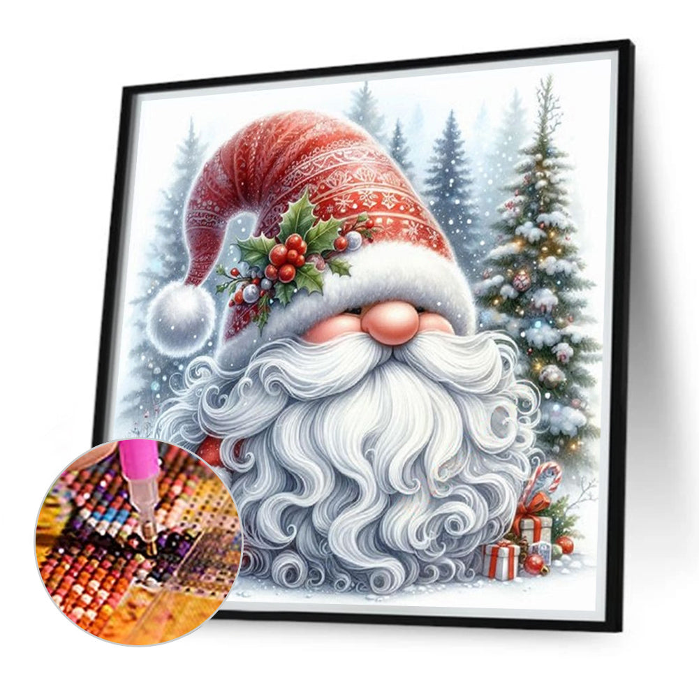 Christmas Gnome - Full Round Drill Diamond Painting 30*30CM