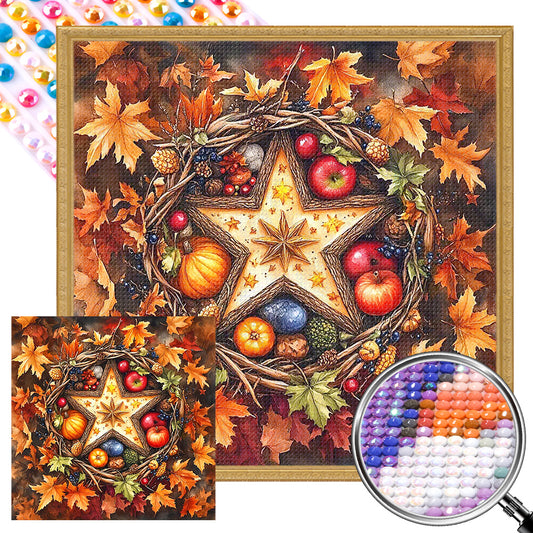 Autumn Fruits - Full AB Round Drill Diamond Painting 40*40CM